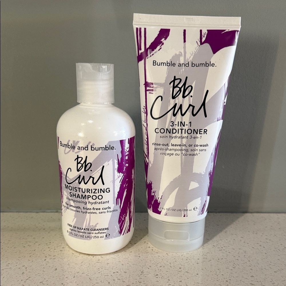 Bumble and bumble Bb. Curl Shampoo & Conditioner Duo - White & Purple